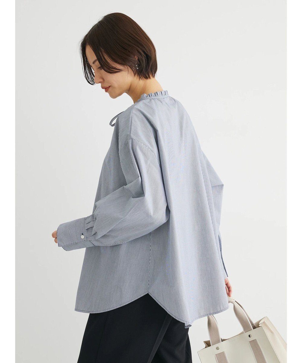 Green Parks スタンドフリルアソートブラウス 