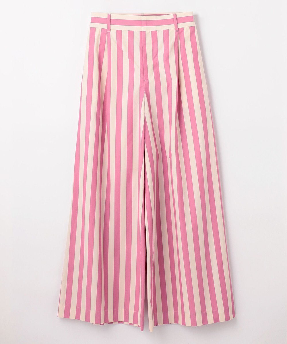 NAVE 【Nave 　洗える】ワイドストライプ　パンツ 