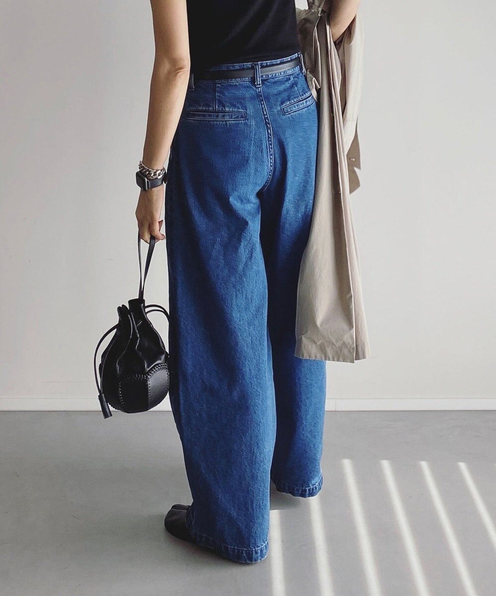 woadblue TUCKER タッカー / ワイドデニムパンツ 