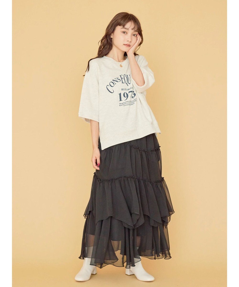 AMERICAN HOLIC ミニ裏毛ロゴカットプルオーバー2 