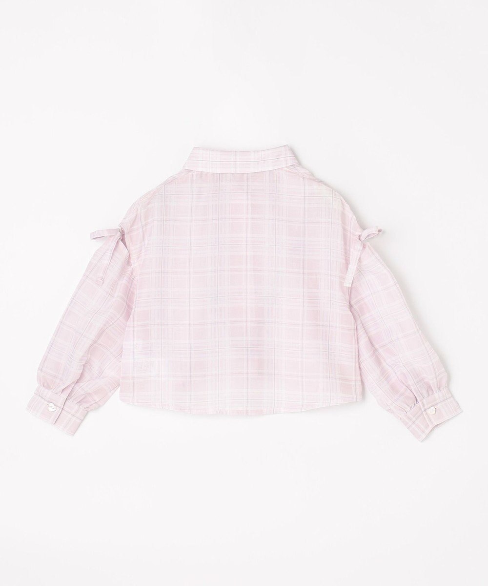 ANY KIDS シアーチェックシャツ 