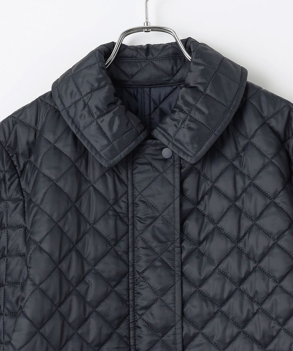 #Newans 【セレモニーにも】〈亀恭子さんコラボ〉キルティングロングコート 