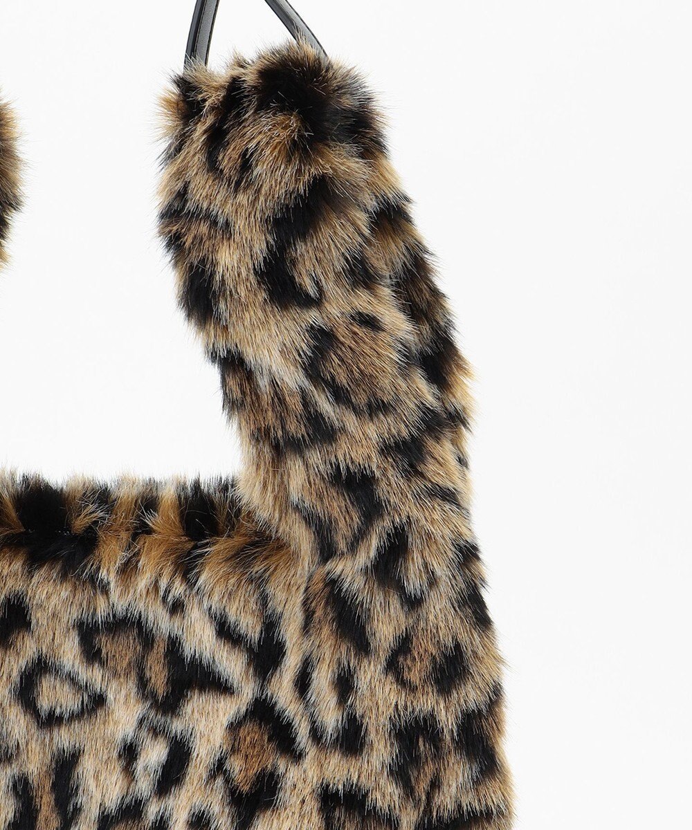 23区 【CLASSY.1月号掲載】レオパード ファー バッグ 