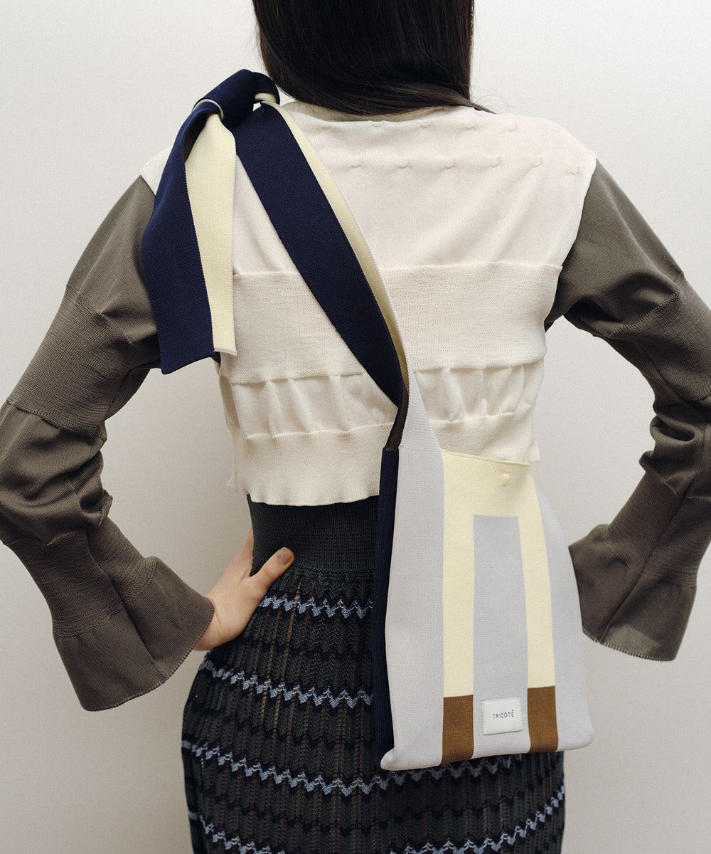 TRICOTE 【アレンジ自在】　配色アレンジノットバッグ 