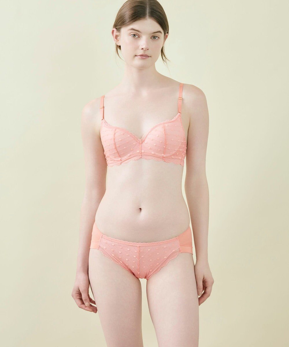 une nana cool 【リニューアル】 ポルカドットモールド 3/4カップブラ 