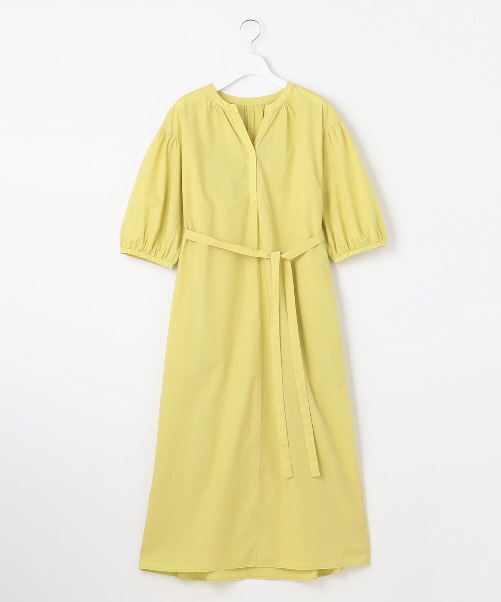 自由区 【洗える・XSサイズあり】タイプライターピースダイ ワンピース 