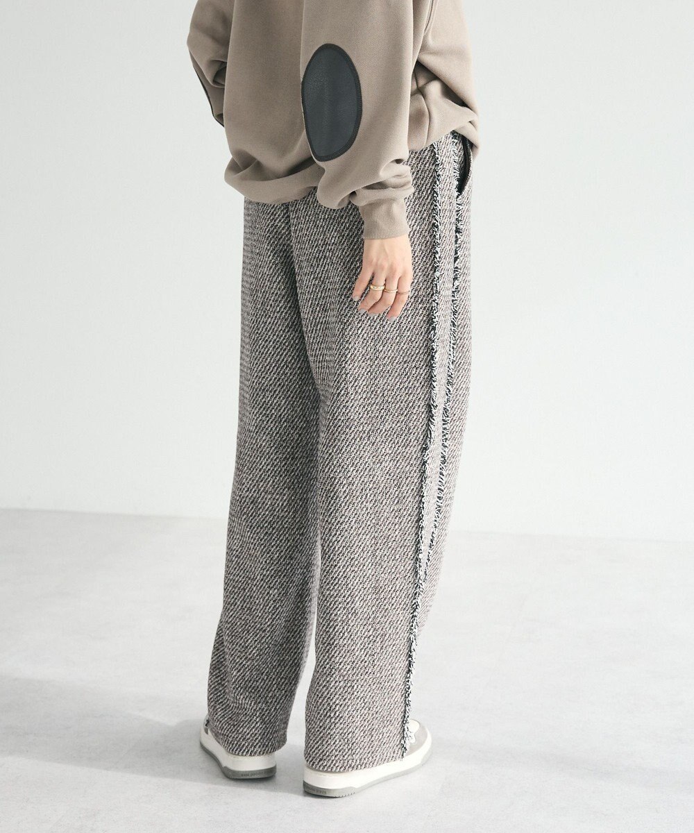 CRAFT STANDARD BOUTIQUE ツイードストレートパンツ 