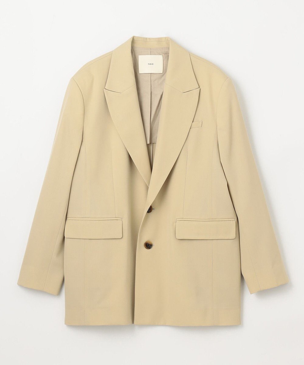 NAVE 【Nave・セットアップ可】ウールポリエステルツイルジャケット 