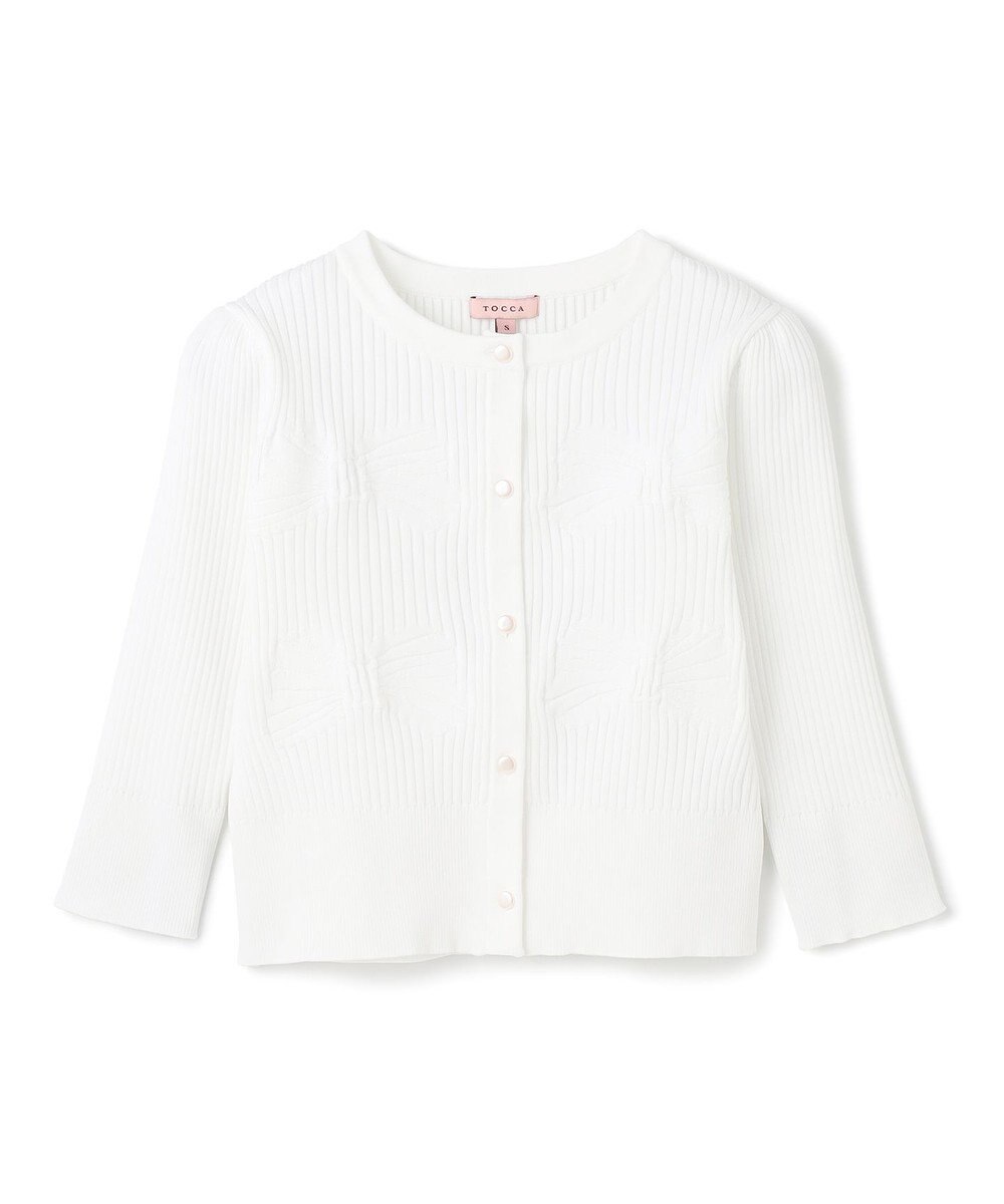 TOCCA RIBBON HIDE&SEEK カーディガン 