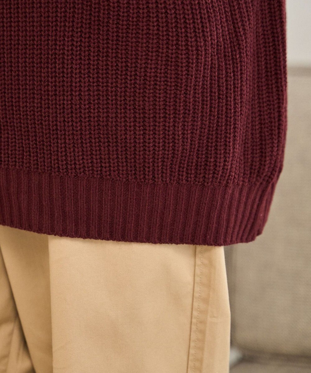 WEGO ルーズフィットハーフZIPプルオーバー 