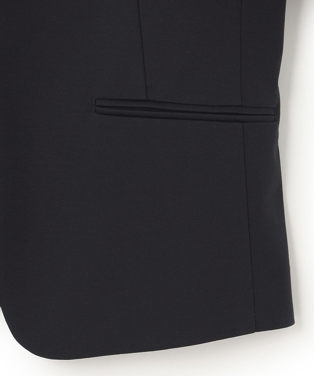 23区 S 【セットアップ対応/洗える】ストレッチポンチ ノーカラー ジャケット 