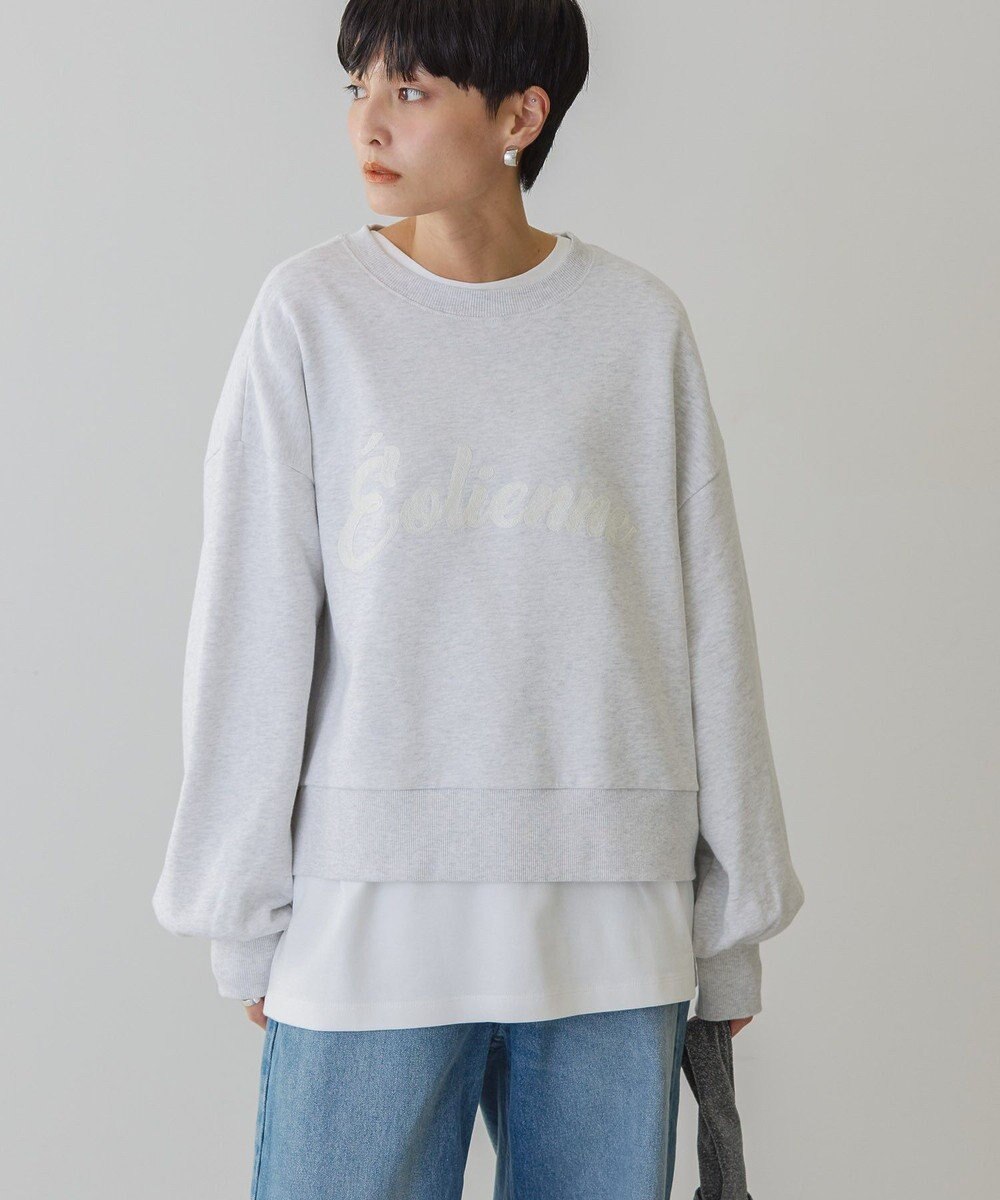 AMERICAN HOLIC チェーン刺繍スウェット 