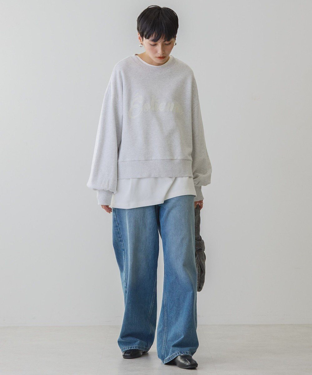 AMERICAN HOLIC チェーン刺繍スウェット 