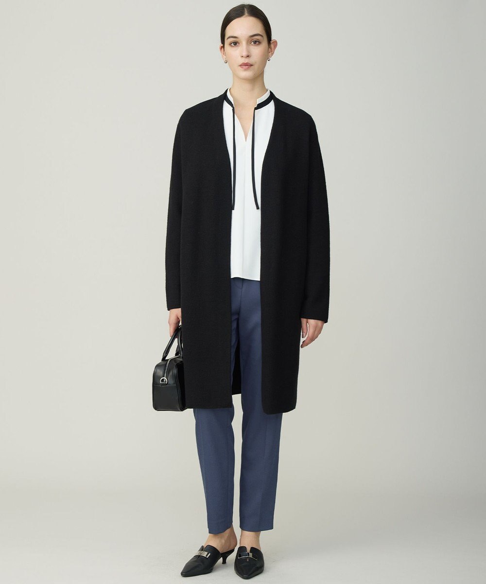 ICB L 【CLASSY.掲載・裏起毛】 ウォームサテン スティックパンツ 