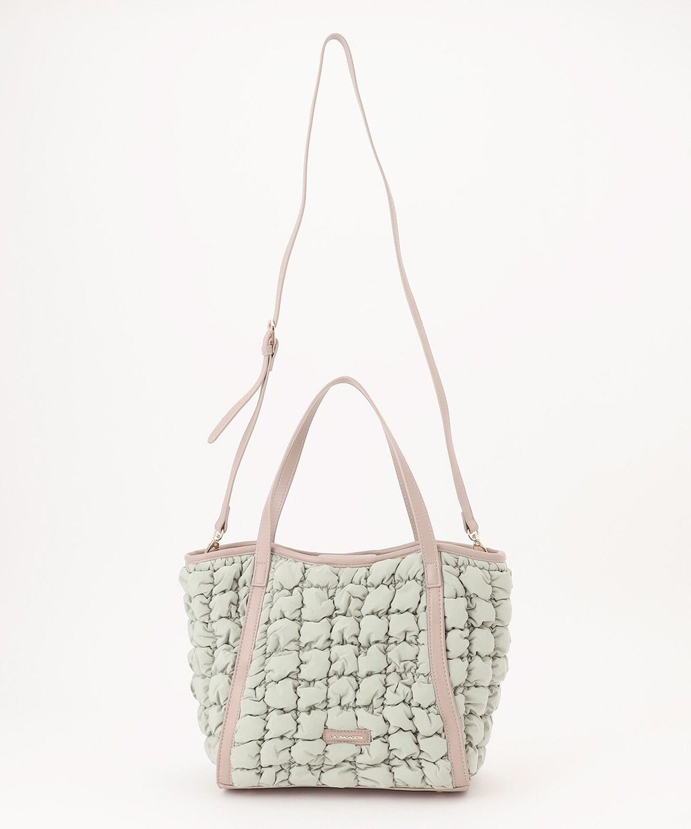 LA BAGAGERIE ポップコーンキルト2WAYトート Mサイズ 