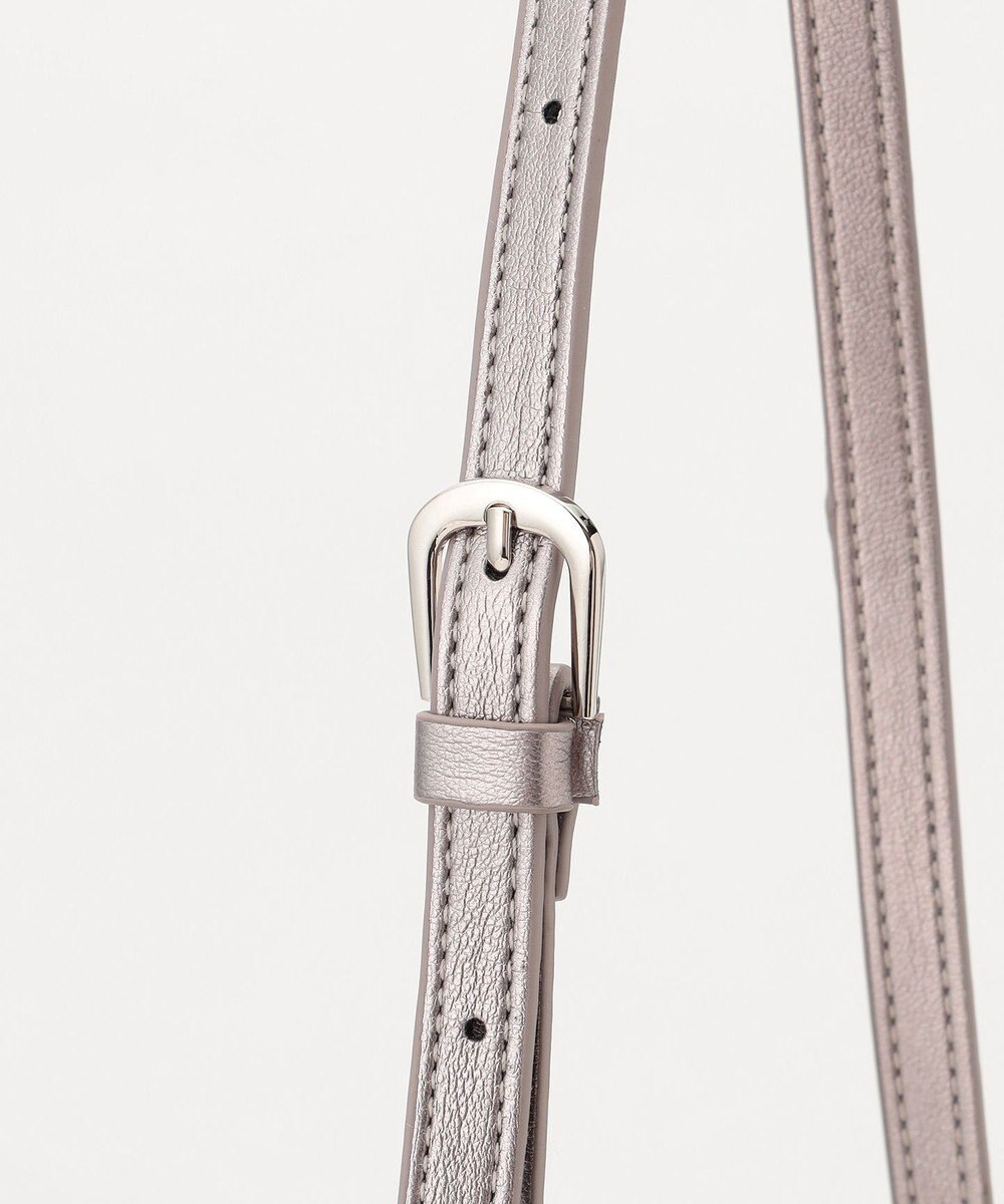 LA BAGAGERIE ランダムプリーツショルダーバッグ タテ 