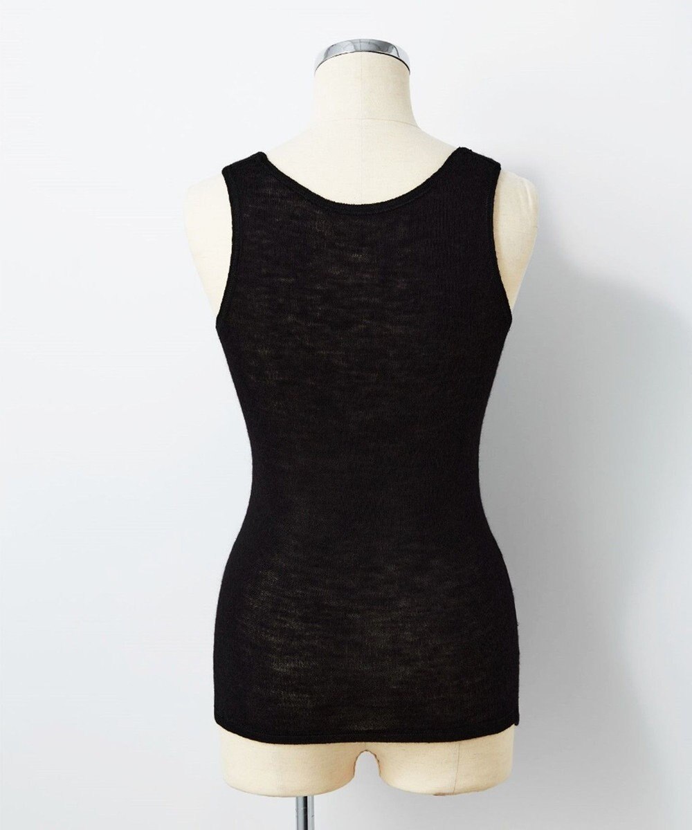 TOQUE 〈大草直子さんアドバイザー〉ロイヤルベビーアルパカ針抜きスムスインナータンクトップ 