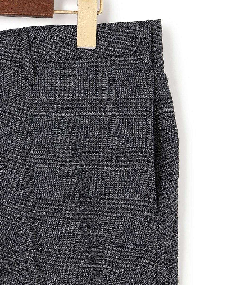 J.PRESS MEN 驚きの軽さ【洗える / 高通気性 / ストレッチ性 / 防シワ】グレナカートチェック スラックス / ノータック 