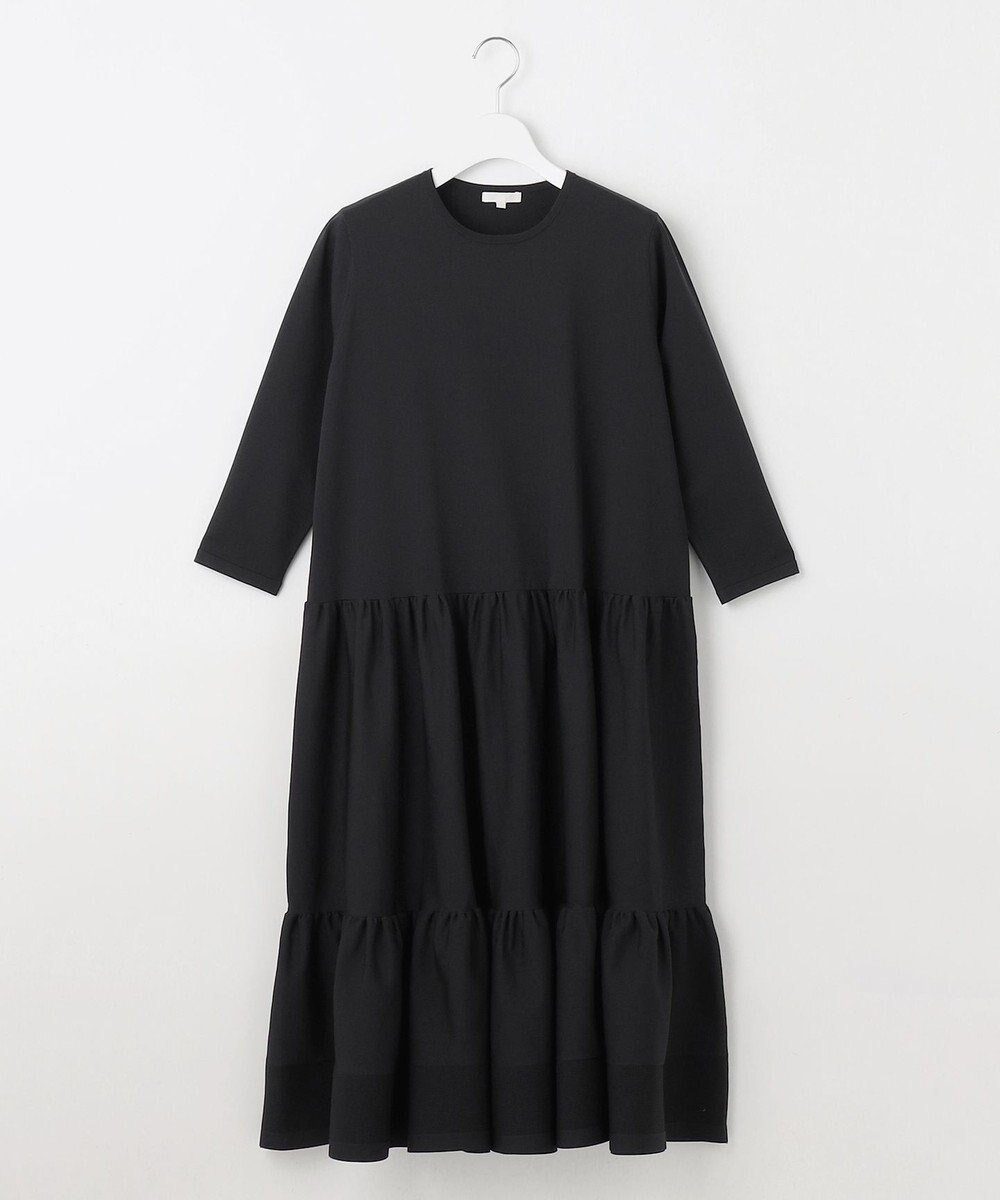 23区 L 【R(アール)】フォルムニット ティアード ワンピース 