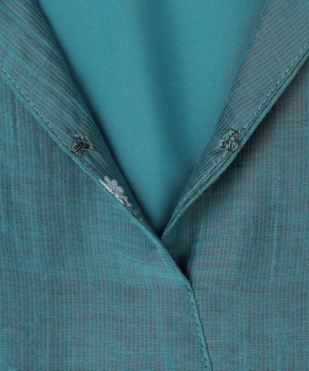 23区 【先行予約/WEB&一部店舗限定】シアーワッシャー 刺繍 ワンピース 