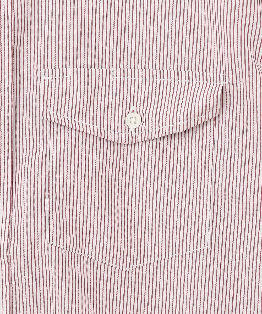 J.PRESS MEN ポプリンマルチストライプ ボタンダウンシャツ 