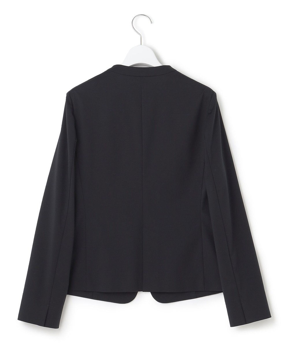 23区 S 【セットアップ対応/洗える】ストレッチポンチ ノーカラー ジャケット 