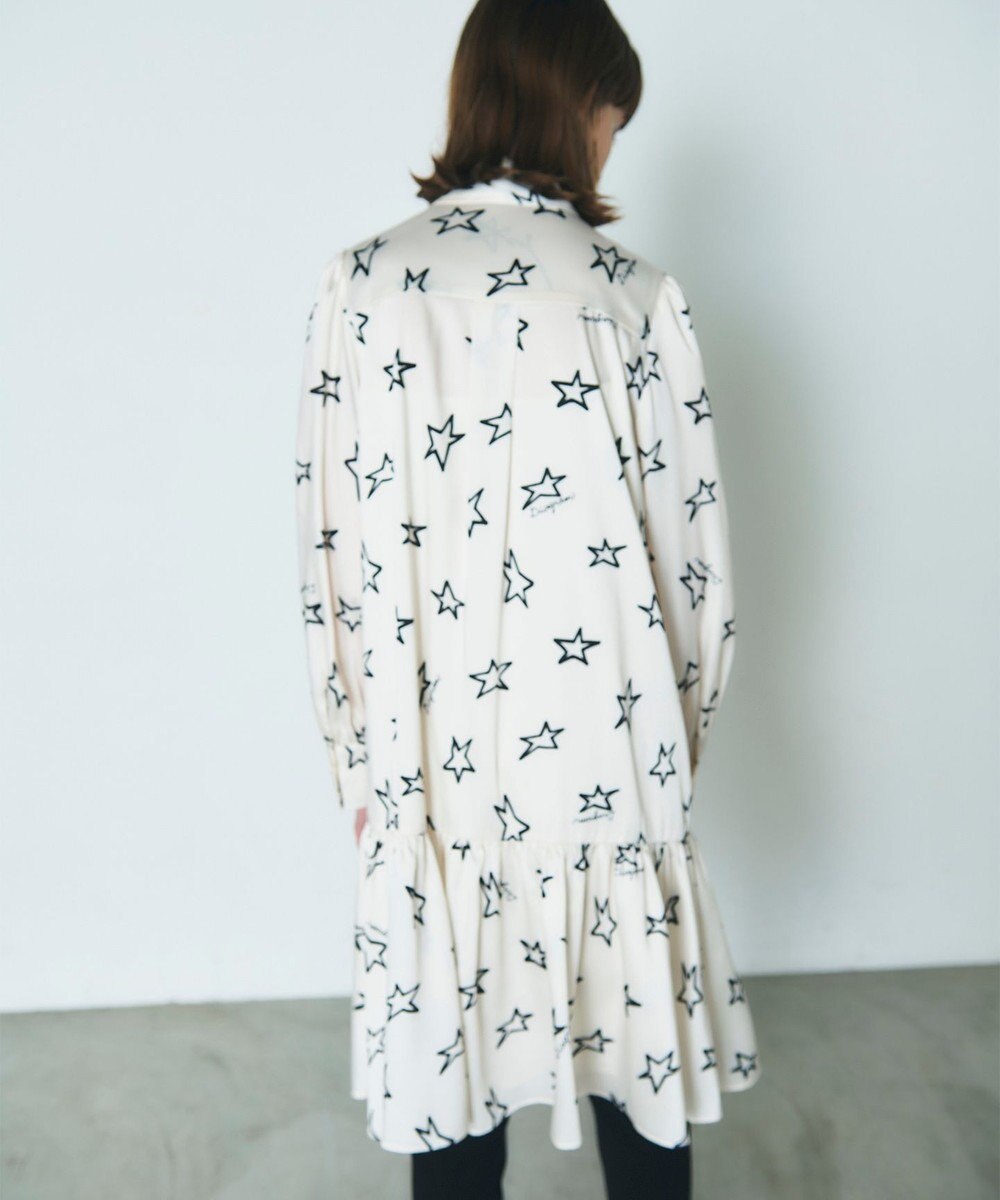 GRACE CONTINENTAL スタープリントミニワンピース 