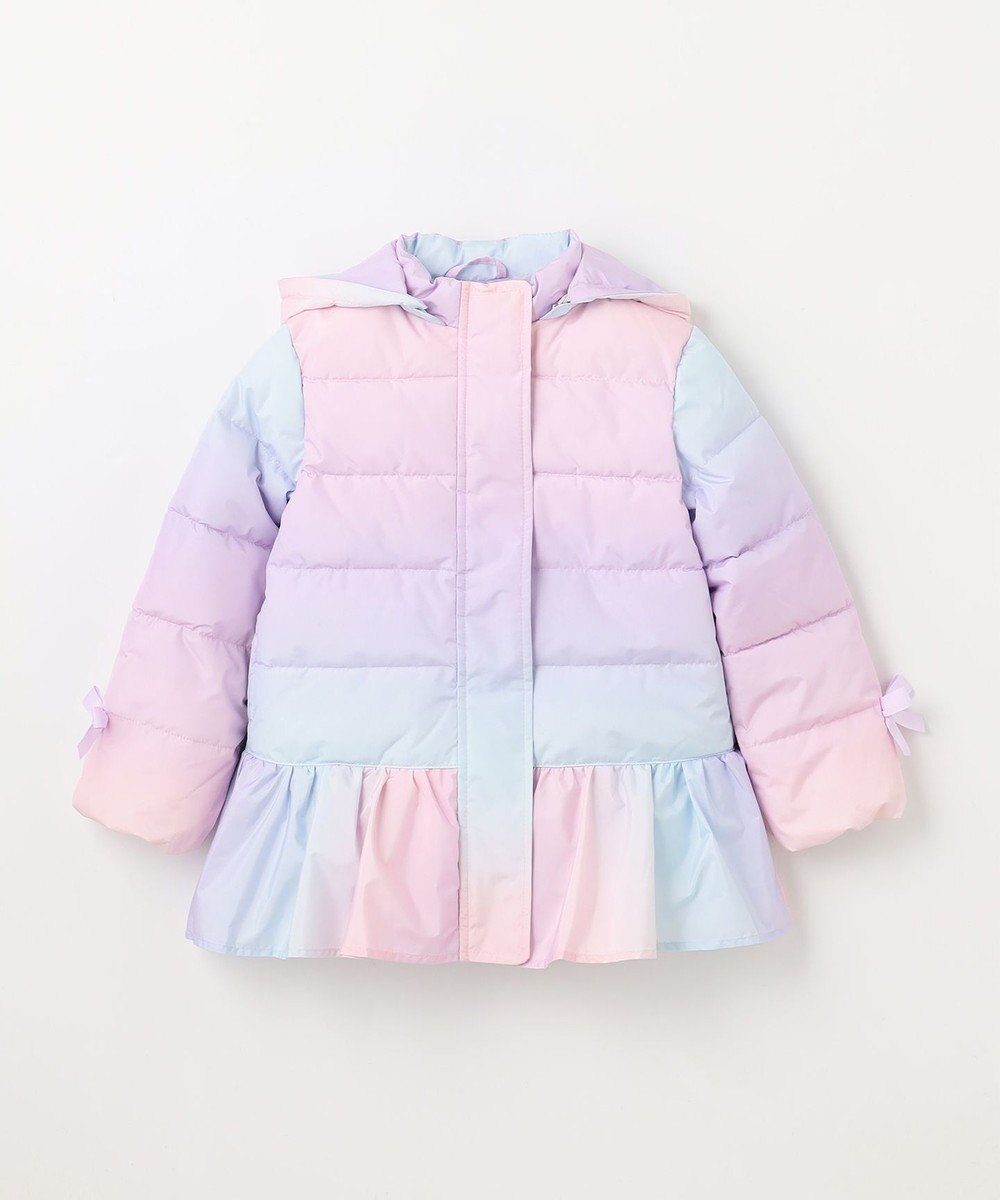 ANY KIDS 【洗濯機OK】中綿リボンコート 