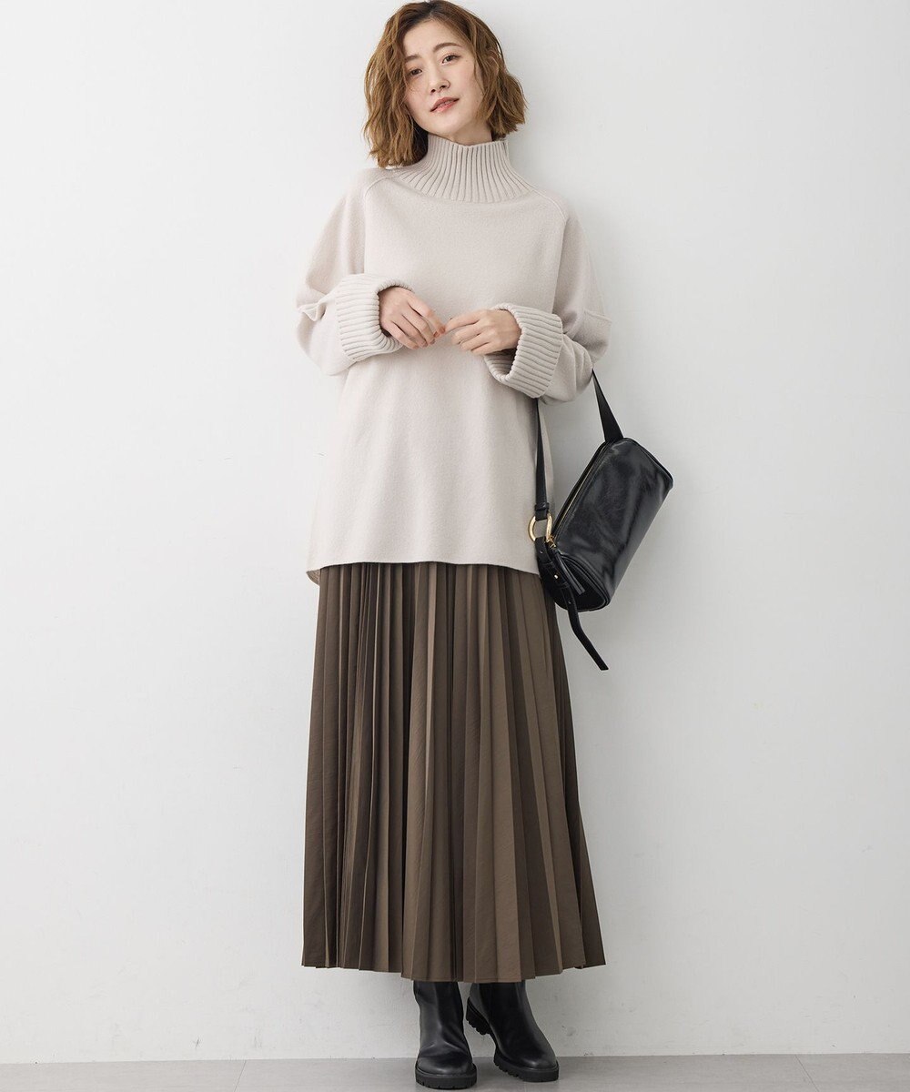 23区 S 【新色追加】ボイルドウールコンビニット チュニック 