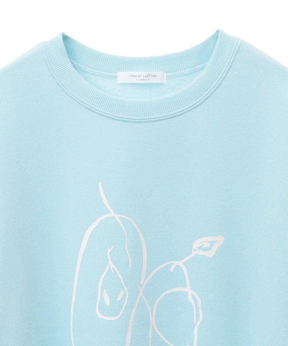 Green Parks 手書きプリントスウェット 