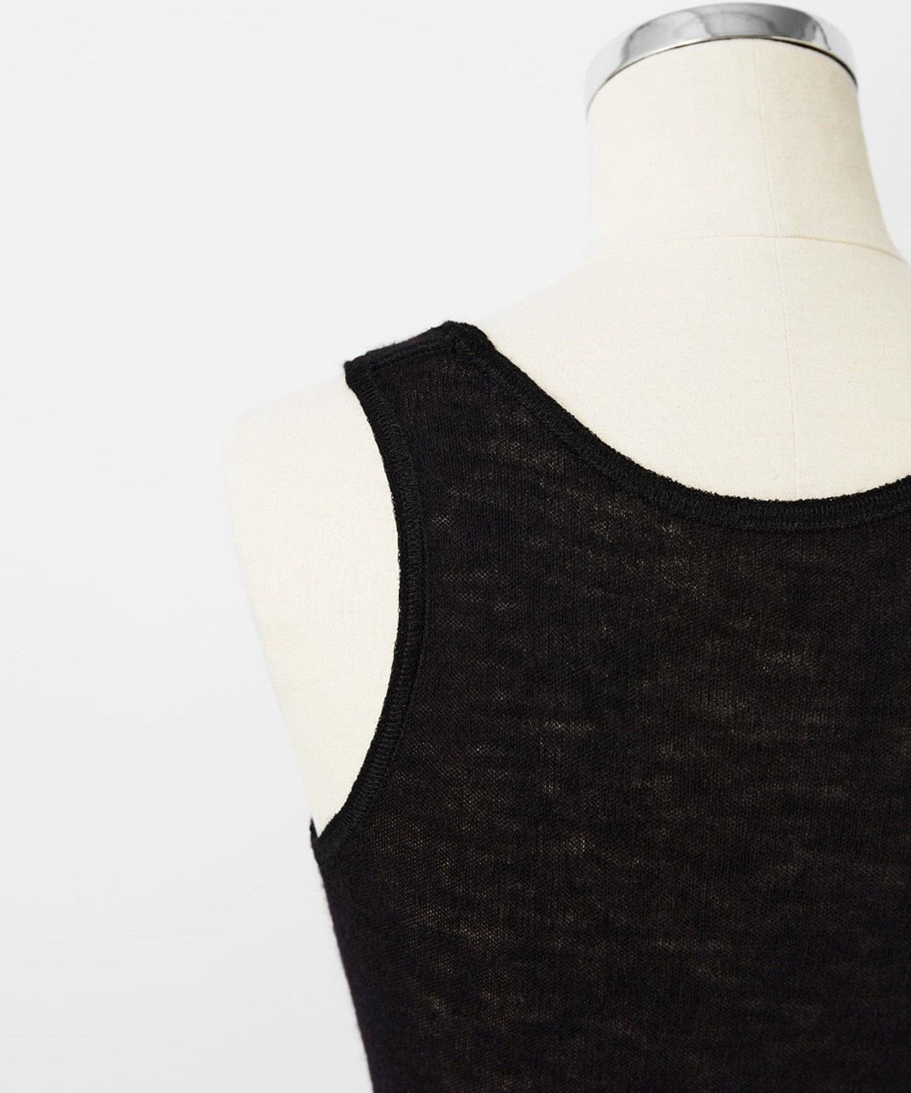 TOQUE 〈大草直子さんアドバイザー〉ロイヤルベビーアルパカ針抜きスムスインナータンクトップ 