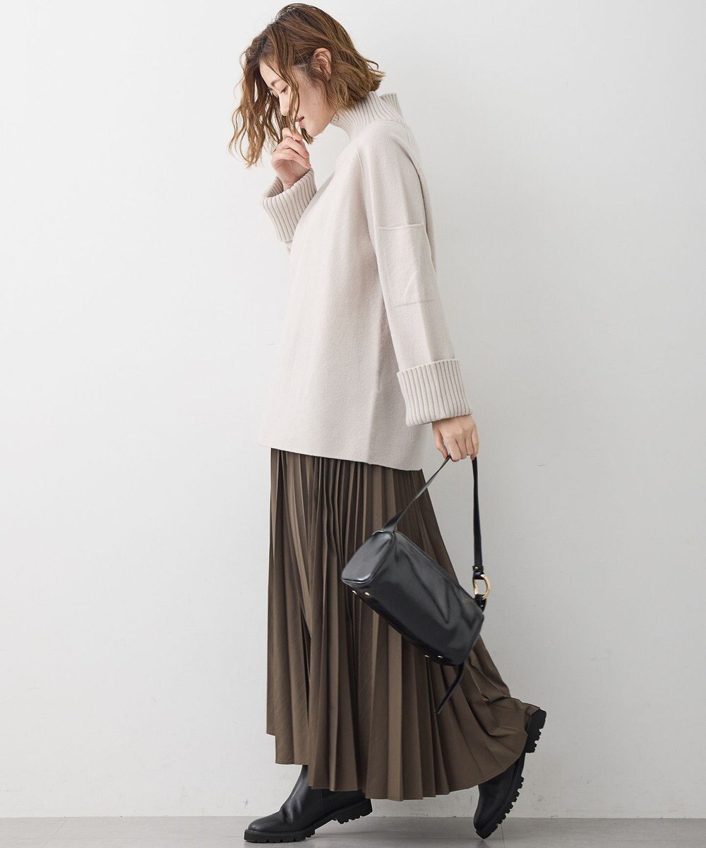 23区 S 【新色追加】ボイルドウールコンビニット チュニック 