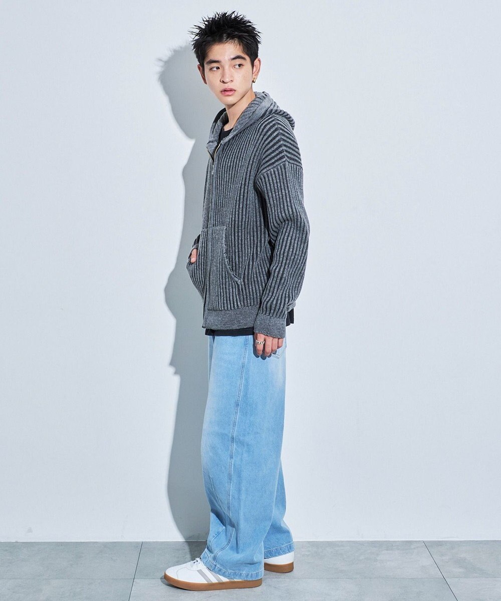 WEGO ヴィンテージライクZIPパーカー 