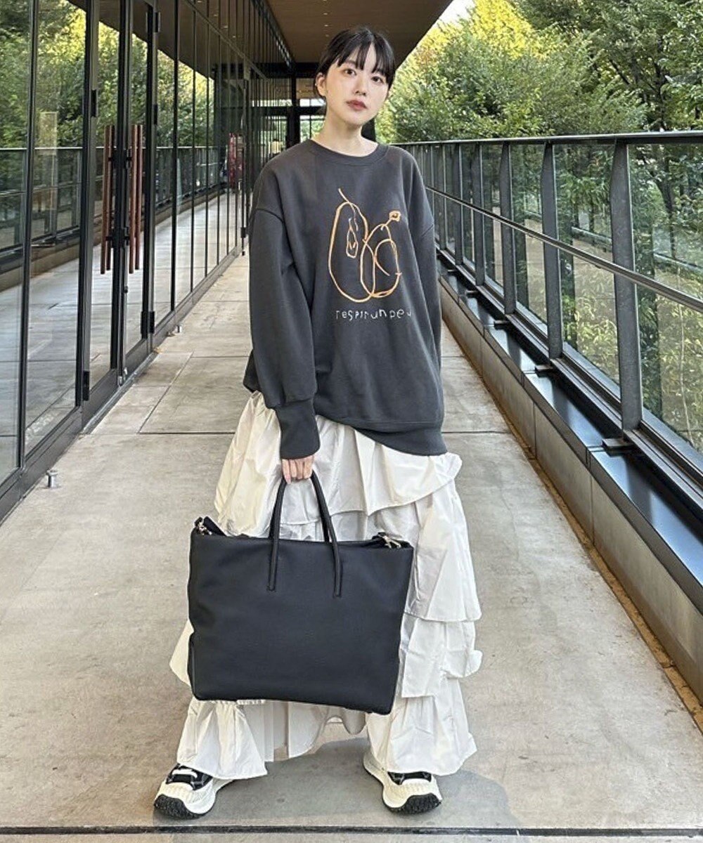 Green Parks 手書きプリントスウェット 