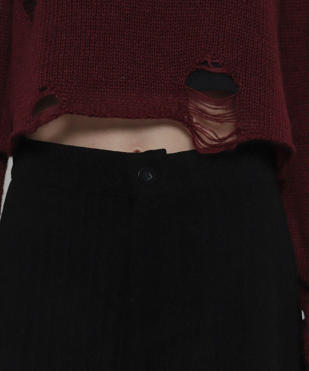 WEGO ジャガードハイウエストタイトショートパンツ 