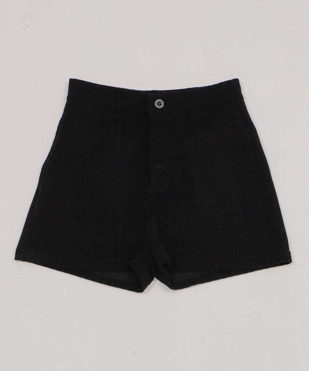 WEGO ジャガードハイウエストタイトショートパンツ 