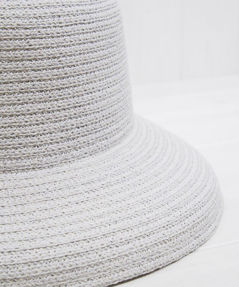 石田製帽 美濃和紙xコットンブレード　ウォッシャブルカサブランカ 