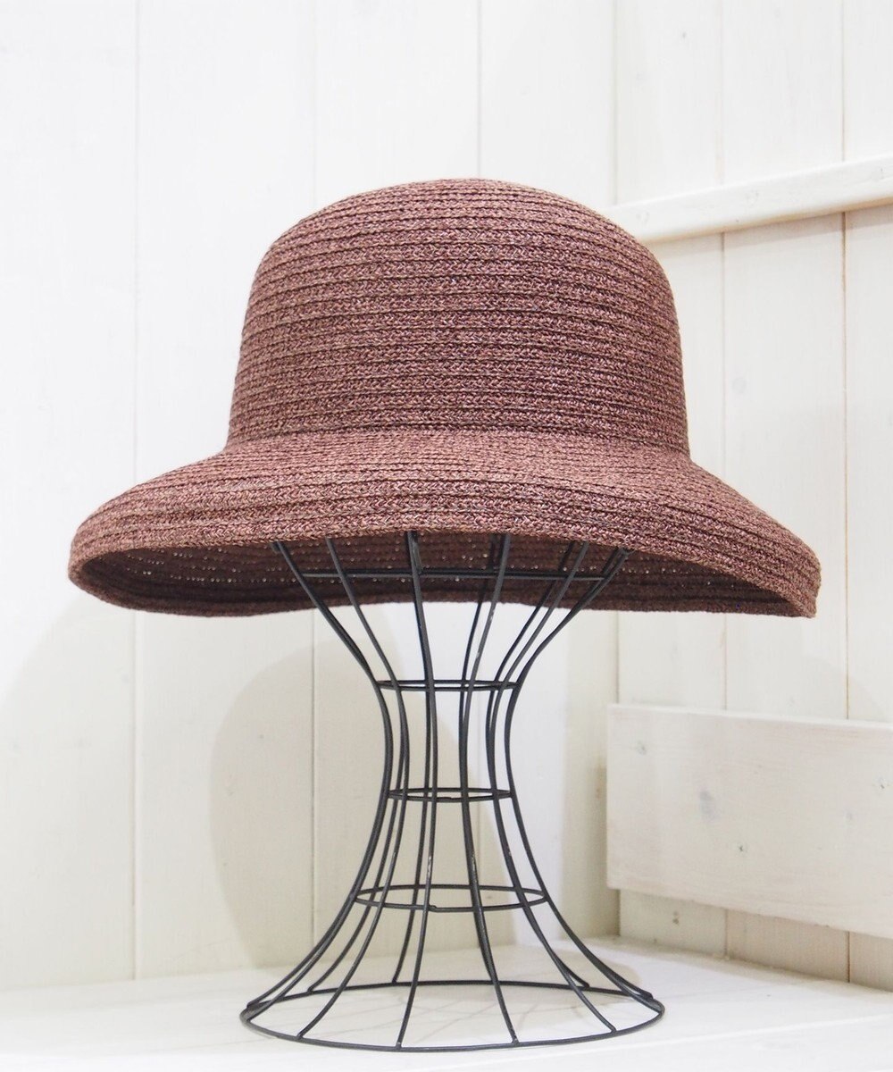 石田製帽 美濃和紙xコットンブレード　ウォッシャブルカサブランカ 