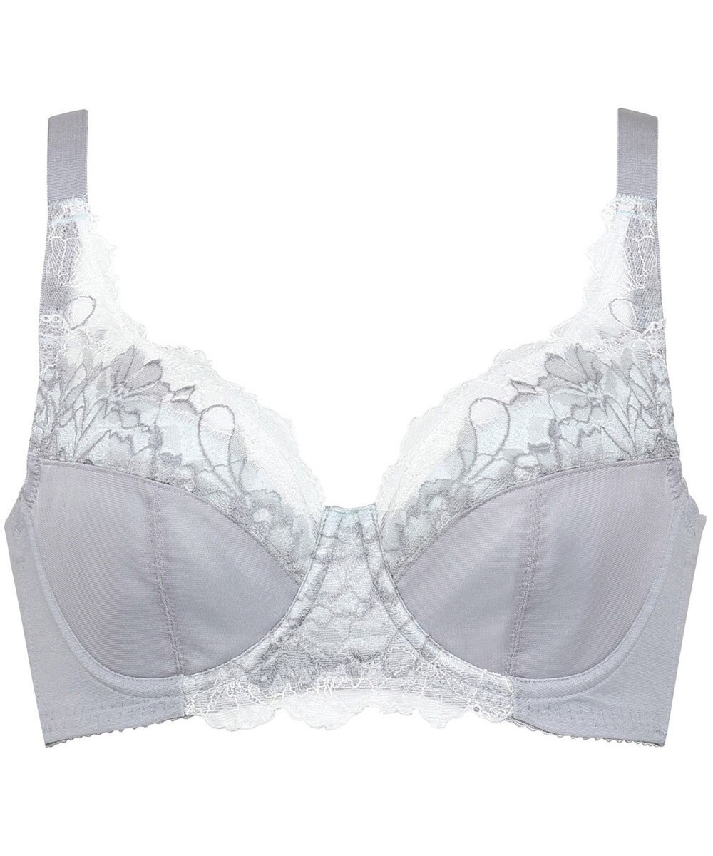 Wing フルカップブラ　背中の段差すっきり　カップ肌側は綿混素材　バストをしっかり包み込む　ウイング／ワコール　KB2114 