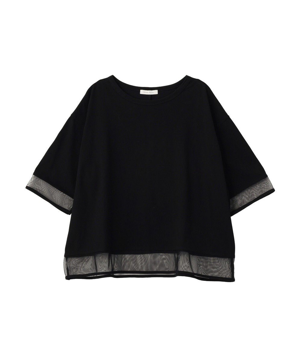 Green Parks 【適ON】遮熱チュールドッキングプルオーバー 