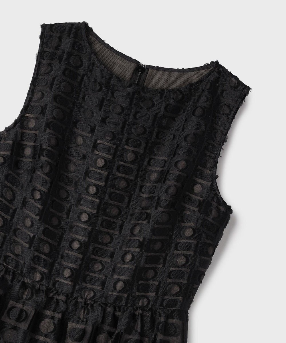 GRACE CONTINENTAL キカドットジャガードドレス 