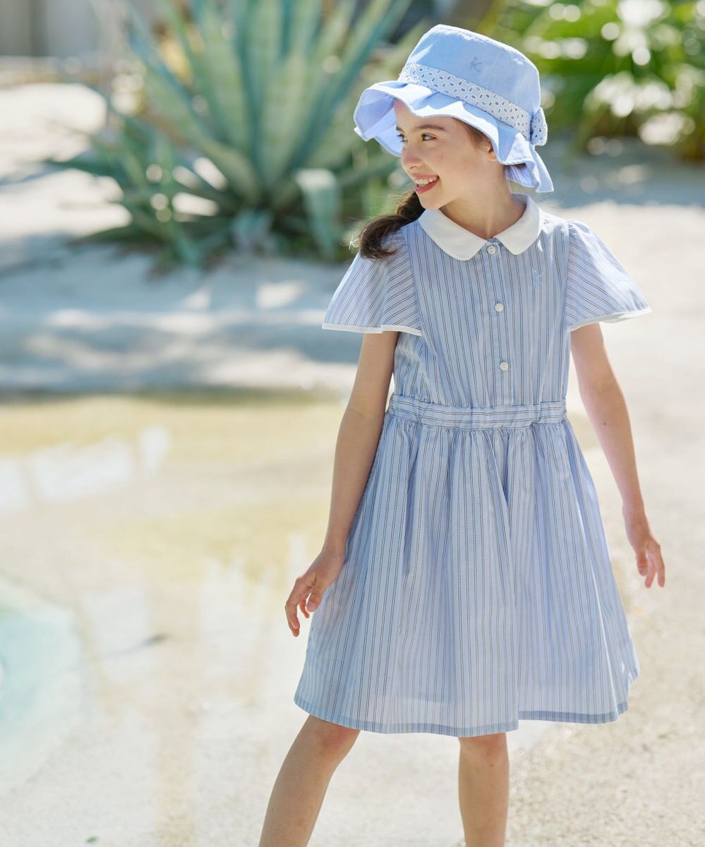 組曲 KIDS 【110-140㎝】サマーストライプ ワンピース 