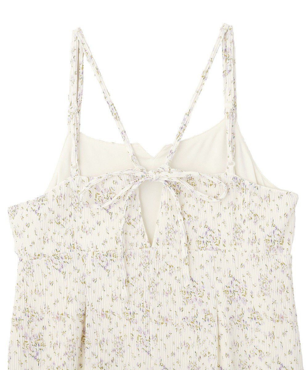 earth music&ecology フラワーバッククロスキャミワンピース 