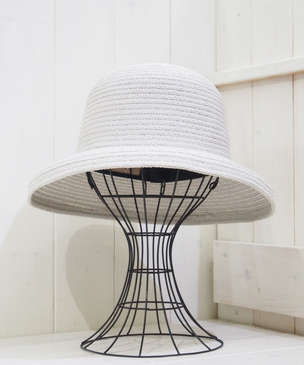 石田製帽 美濃和紙xコットンブレード　ウォッシャブルカサブランカ 