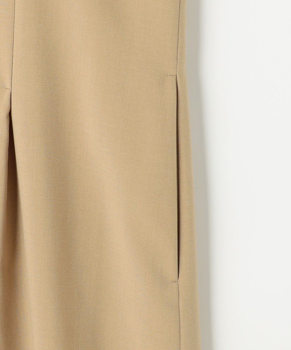 自由区 【ベルト付き】ウーステッドライク ワンピース 