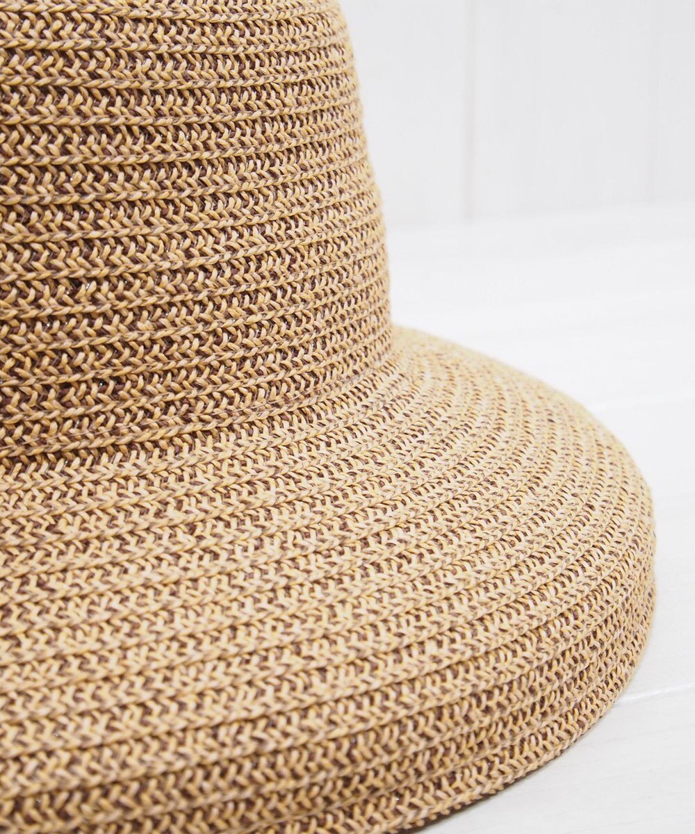 石田製帽 美濃和紙xコットンブレード　ウォッシャブルカサブランカ 