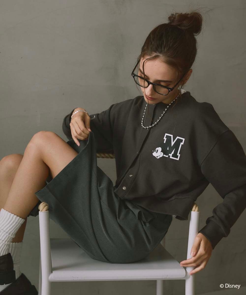 OP／FILA 【ocean pacific】ミッキー/裏毛カーディガン【Disney/ディズニー】 