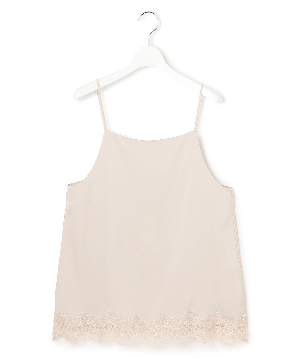 23区 L 【先行予約】サテンレースキャミソール 