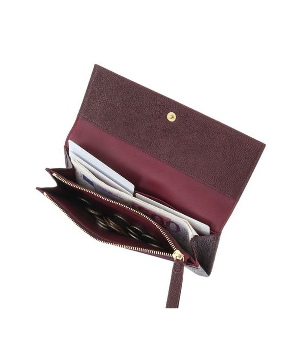 genten 【新色】フレスコ フラップ長財布 