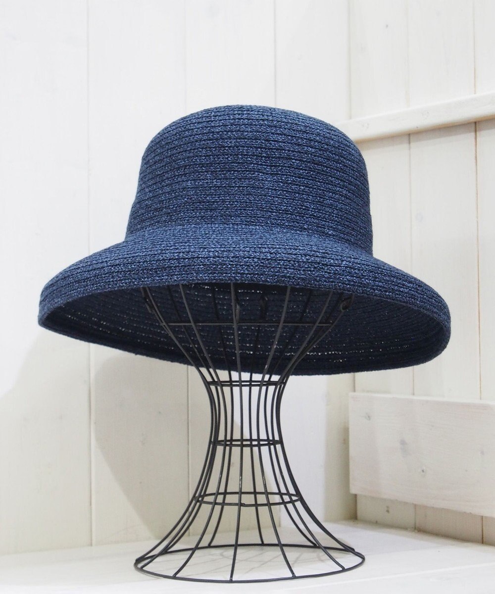 石田製帽 美濃和紙xコットンブレード　ウォッシャブルカサブランカ 